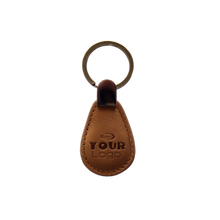Laden Sie das Bild in den Galerie-Viewer, RFID Leder Schlüsselanhänger / Keyfob  mit Wunschchip